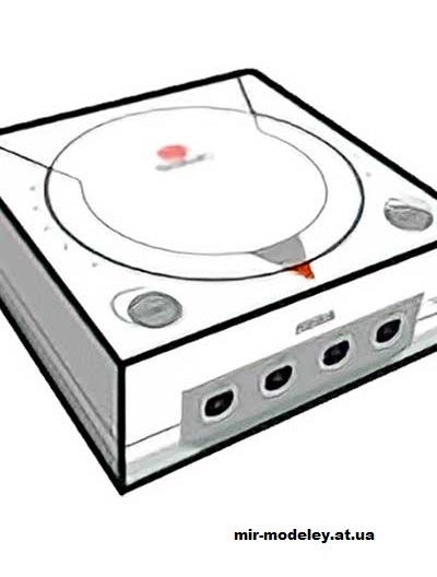 №16109 - Dreamcast (cubeecraft) из бумаги