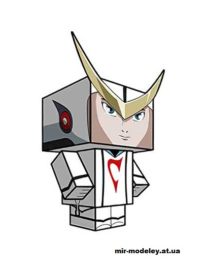 №16124 - Casshern (cubeecraft) из бумаги