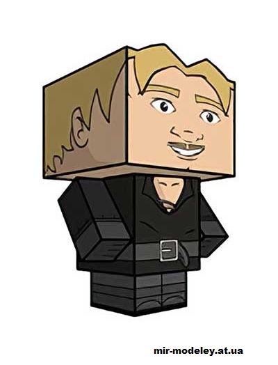 №16144 - Westley (no mask) (cubeecraft) из бумаги