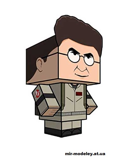 №16122 - Egon Spengler (cubeecraft) из бумаги