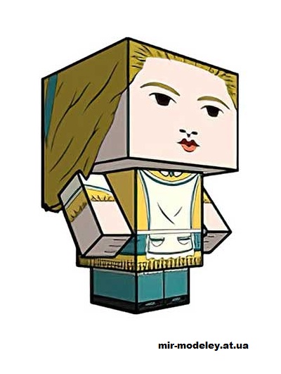 №16134 - Alice (cubeecraft) из бумаги