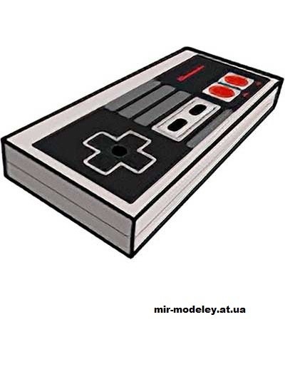 №16105 - NES Controller (cubeecraft) из бумаги