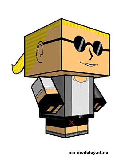 №16166 - Sketch Turner (cubeecraft) из бумаги