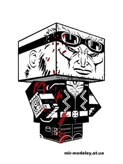 №16142 - Jack Cayman (cubeecraft) из бумаги