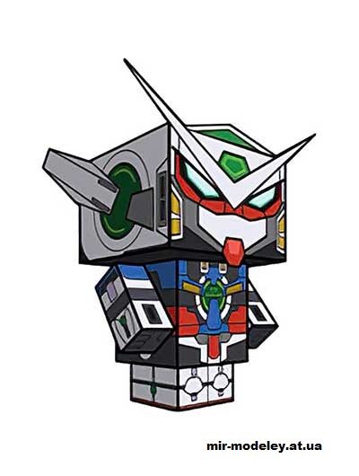 №16137 - Gundam Exia (cubeecraft) из бумаги