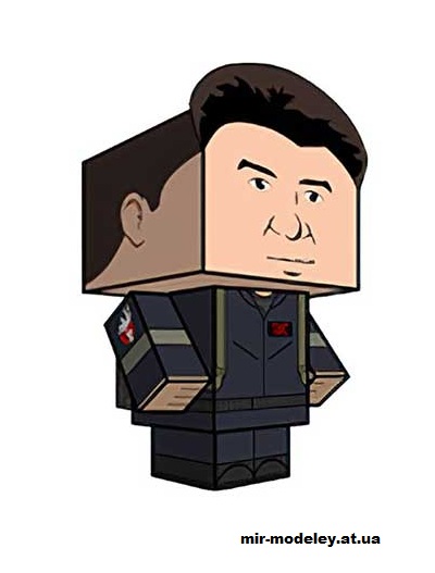 №16115 - Ray Stantz (GB2 ver) (cubeecraft) из бумаги