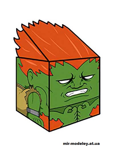 №16141 - Blanka (cubeecraft) из бумаги