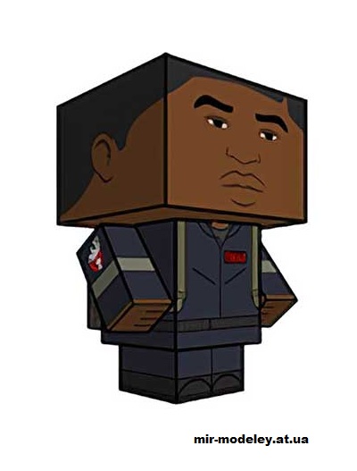 №16117 - Winston Zeddemore (GB2 ver) (cubeecraft) из бумаги