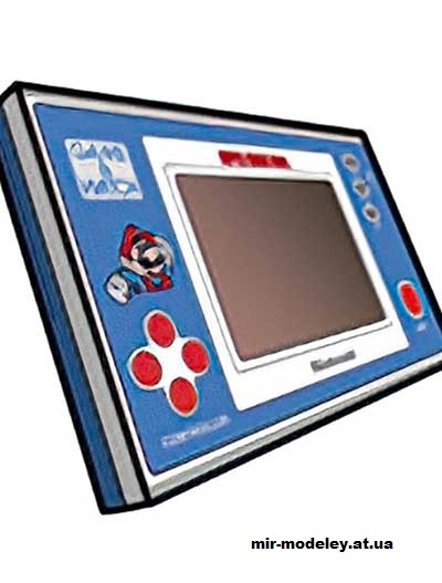 №16102 - Super Mario Bros Game & Watch (cubeecraft) из бумаги