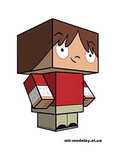 №16138 - Mac (cubeecraft) из бумаги