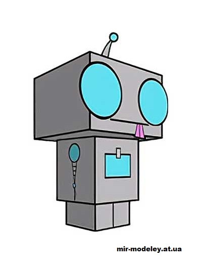 №16149 - Gir (cubeecraft) из бумаги