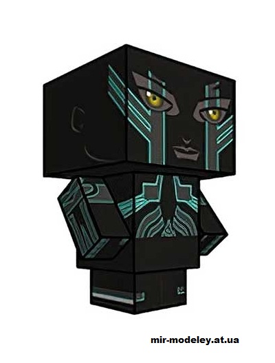№16242 - Demi-Fiend (Dark version) (cubeecraft) из бумаги