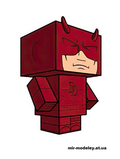 №16228 - Daredevil (cubeecraft) из бумаги