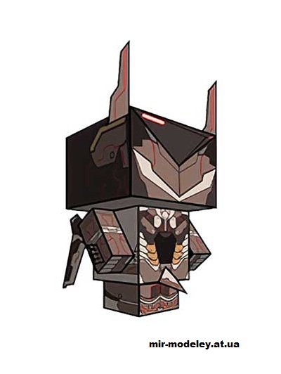 №16240 - Anubis (cubeecraft) из бумаги