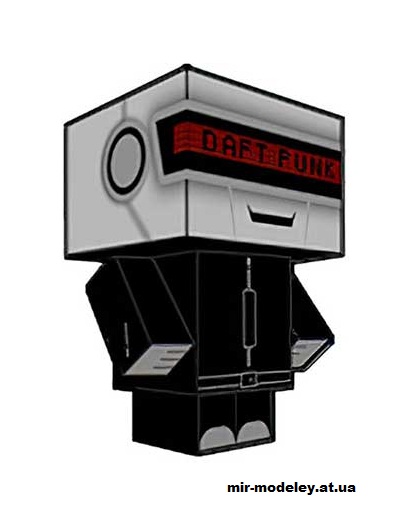 №16200 - Thomas Bangalter (cubeecraft) из бумаги