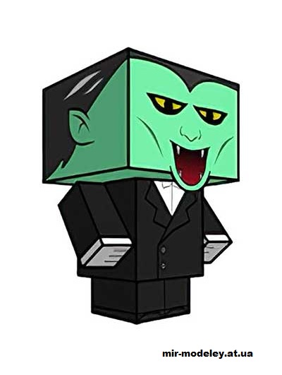№16229 - Vampire (cubeecraft) из бумаги
