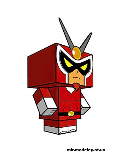 №16266 - Viewtiful Joe (cubeecraft) из бумаги