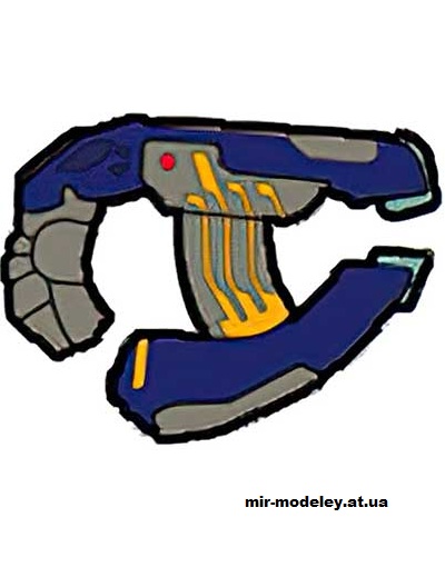 №16291 - Halo accessory pack 1 (cubeecraft) из бумаги