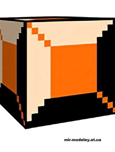 №16202 - Solid Block (cubeecraft) из бумаги