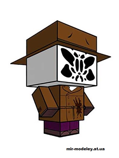 №16270 - Rorschach (cubeecraft) из бумаги
