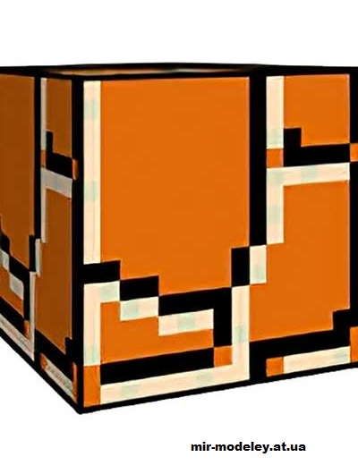 №16203 - Ground Block (cubeecraft) из бумаги