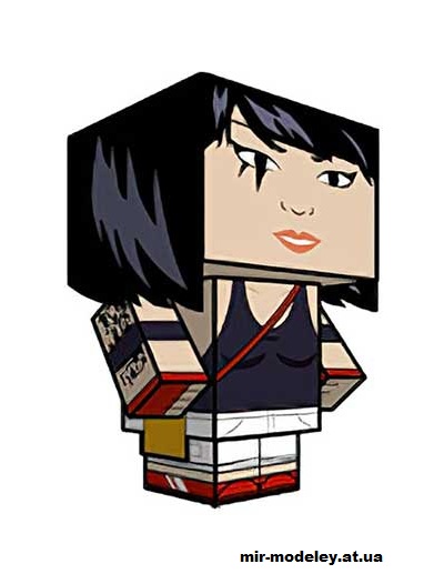 №16244 - Faith (cubeecraft) из бумаги