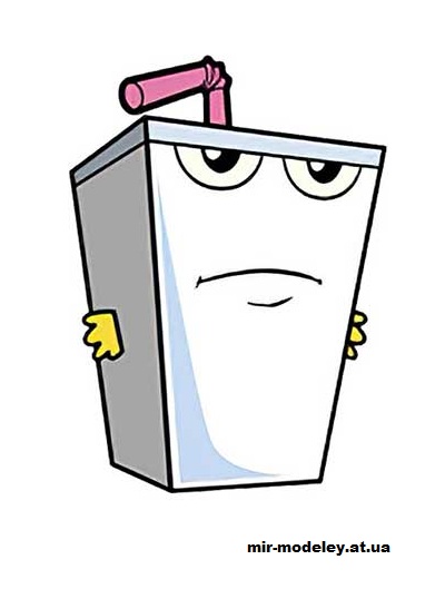 №16214 - Master Shake (cubeecraft) из бумаги