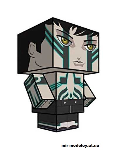 №16243 - Demi-Fiend (cubeecraft) из бумаги — развертка из бумаги