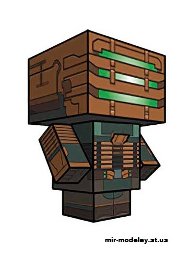 №16226 - Isaac Clarke (cubeecraft) из бумаги