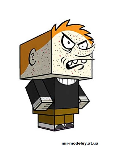№16271 - Loady McGee (cubeecraft) из бумаги