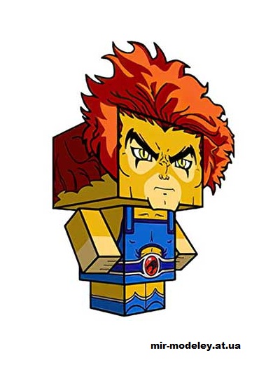 №16258 - Lion-O (cubeecraft) из бумаги