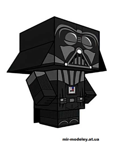 №16248 - Darth Vader (cubeecraft) из бумаги