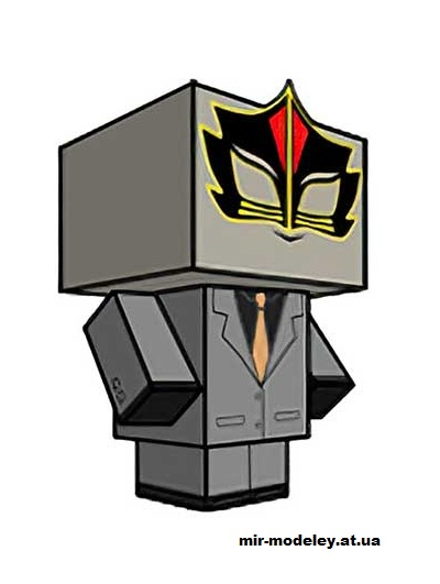 №16224 - Captain Maximum (cubeecraft) из бумаги