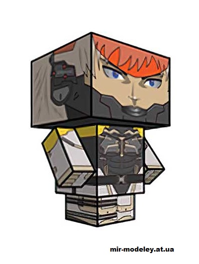 №16221 - Raiden (cubeecraft) из бумаги