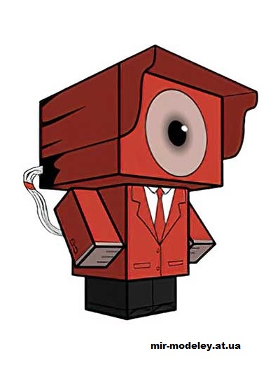 №16275 - Little Brother (cubeecraft) из бумаги