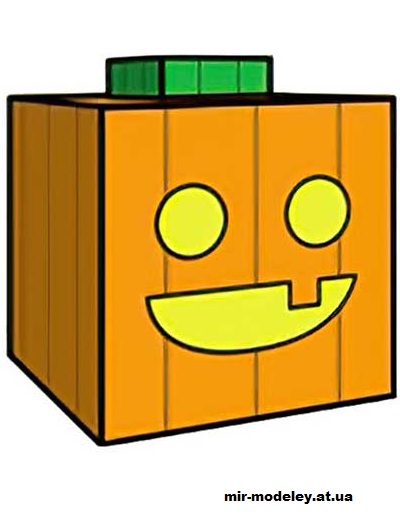 №16232 - Jack-o-Lantern (Funny) (cubeecraft) из бумаги