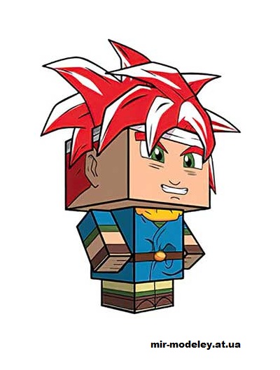 №16210 - Crono (cubeecraft) из бумаги