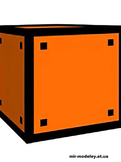 №16205 - Metal Block (cubeecraft) из бумаги