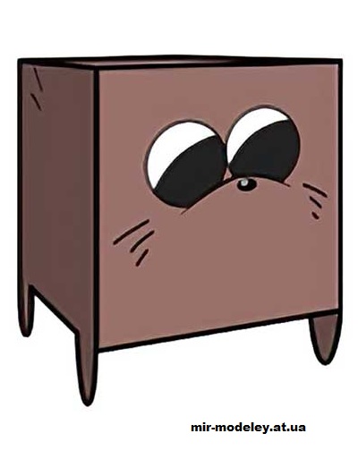 №16253 - Boota (cubeecraft) из бумаги