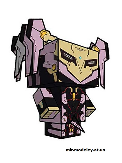 №16238 - Ardjet (cubeecraft) из бумаги