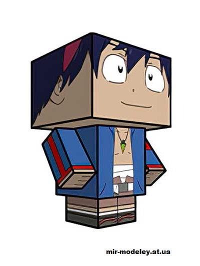 №16285 - Simon (cubeecraft) из бумаги