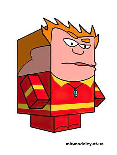 №16236 - Coach McGuirk (cubeecraft) из бумаги