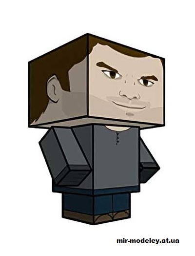 №16267 - Dexter (murder gear) (cubeecraft) из бумаги
