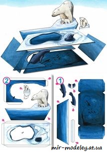 №1664 - Na lovu slednimi medvedy [ABC №25-26 2010] из бумаги