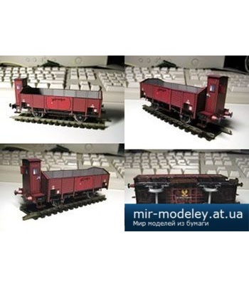 №1642 - Вагон Carro L (garitta) [Fabrizio Prudenziati] из бумаги