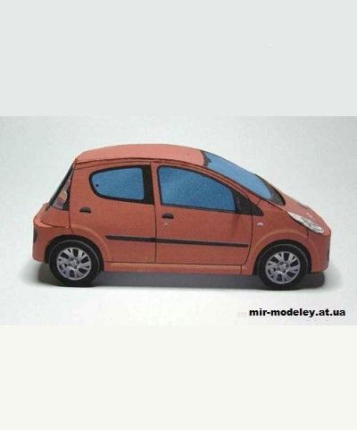 №1637 - Citroen C1 (Spida Models) из бумаги