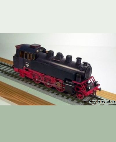 №1605 - Lokomotive zum Guterzug [Kartonmodell Forum] из бумаги