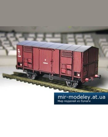 №1615 - Вагон Carro F [Fabrizio Prudenziati] из бумаги