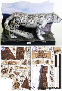 №1699 - Irbis horsky [ABC 2007-10] из бумаги