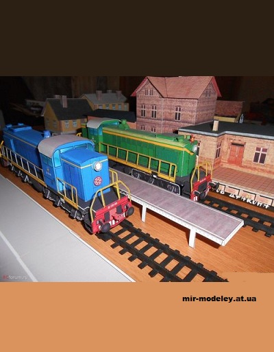 №1627 - Тепловозы Да, TЭ1 из бумаги